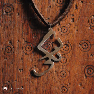 گردنبند اسم رنگی | جنس نقره ای