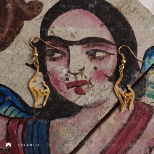 گوشواره برنزی اسم زهرا
